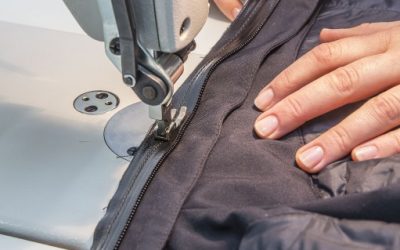 How do I replace a broken zip on my jacket?