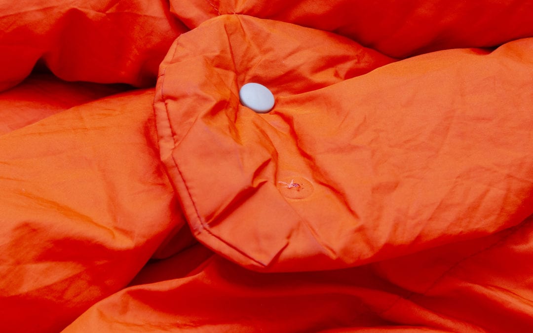 How to replace a snap fastener on your sleeping bag such as on the thermal collar
