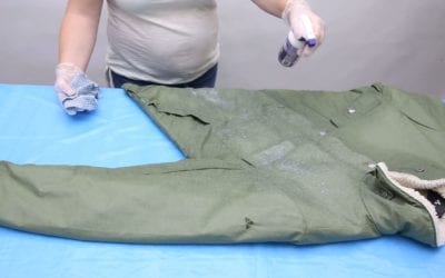 How to wax a jacket.